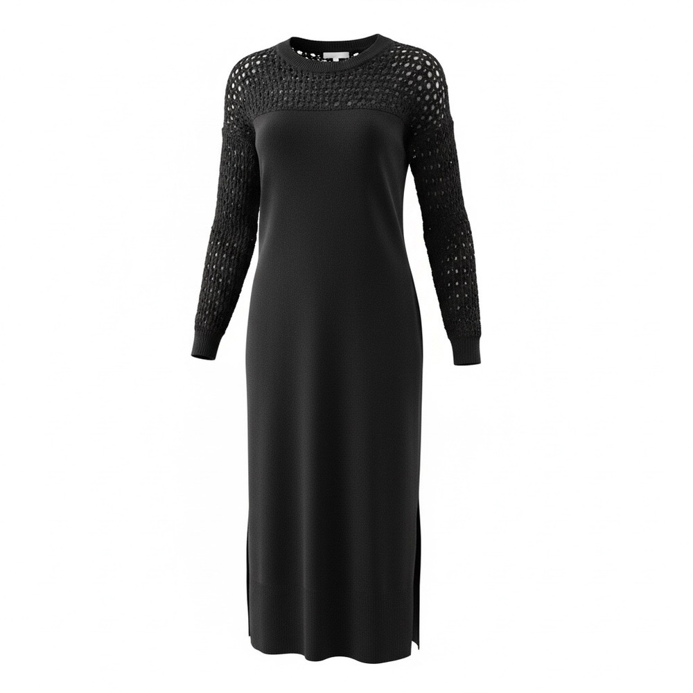 Annabelle Sweater Dress Black Size Medium